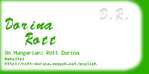 dorina rott business card